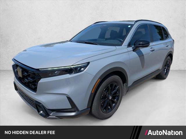 Meteorite Gray Metallic 2023 Honda CR-V Hybrid SUV / Crossover Front-Wheel Drive Automatic