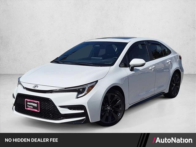 Ice Cap 2024 Toyota Corolla Sedan Front-Wheel Drive Continuously Variable Transmission