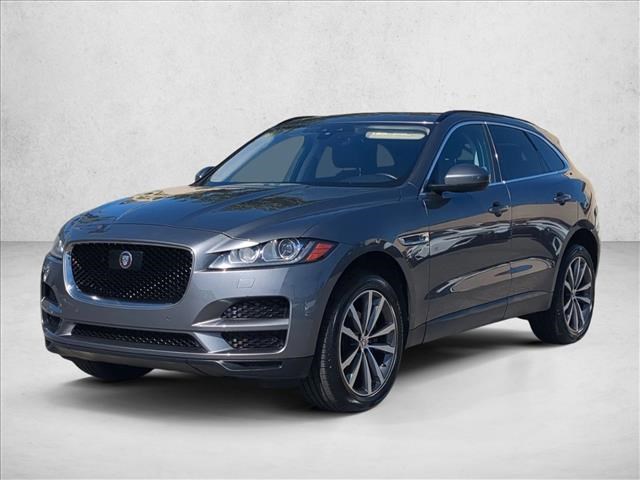 Silver/Gray 2019 Jaguar F-PACE 25t Prestige AWD SUV / Crossover All-Wheel Drive Automatic
