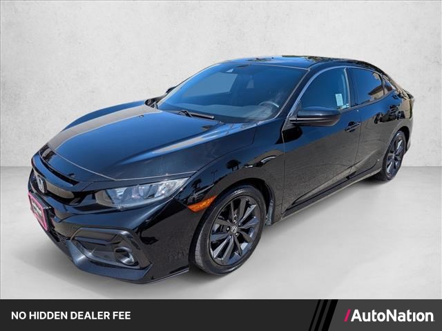 Crystal Black Pearl 2021 Honda Civic Hatchback Hatchback Front-Wheel Drive Automatic