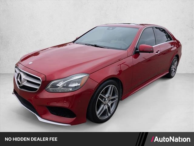 Designo Cardinal Red Metallic 2016 Mercedes-Benz E-Class Sedan Rear-Wheel Drive Automatic