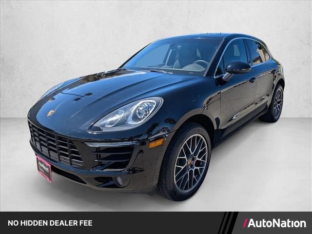 Black 2015 Porsche Macan S AWD SUV / Crossover All-Wheel Drive Automatic