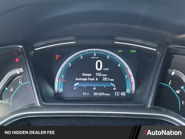 Aegean Blue Metallic 2020 Honda Civic Hatchback Hatchback Front-Wheel Drive Automatic