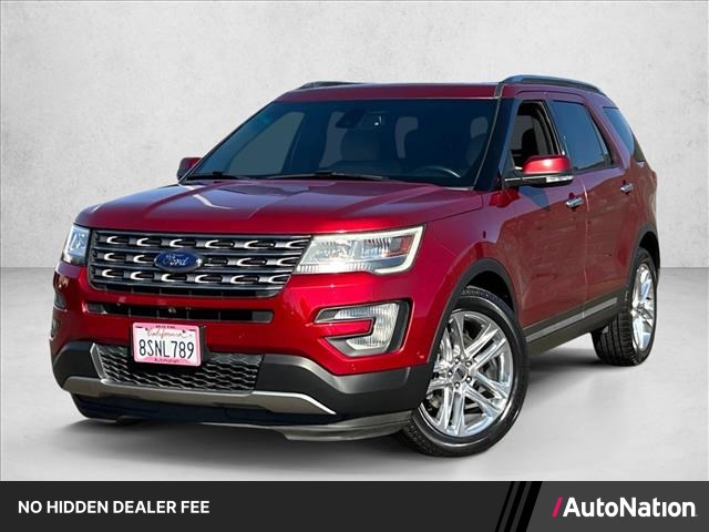 Ruby Red Metallic Tinted Clearcoat 2017 Ford Explorer SUV / Crossover Front-Wheel Drive 6-Speed Automatic