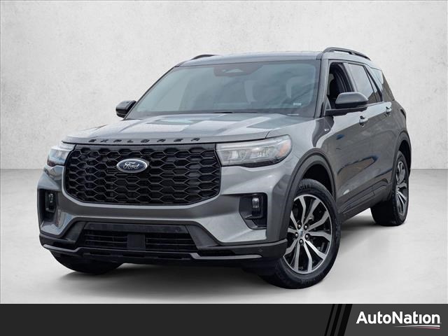 Carbonized Gray Metallic 2025 Ford Explorer ST-Line AWD SUV / Crossover All-Wheel Drive Automatic