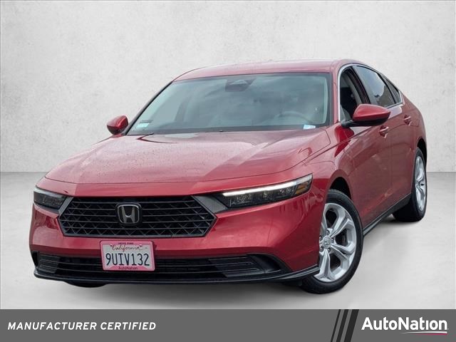 Radiant Red Metallic 2025 Honda Accord LX FWD Sedan Front-Wheel Drive Continuously Variable Transmission
