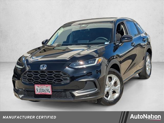 Crystal Black Pearl 2024 Honda HR-V LX FWD SUV / Crossover Front-Wheel Drive Automatic