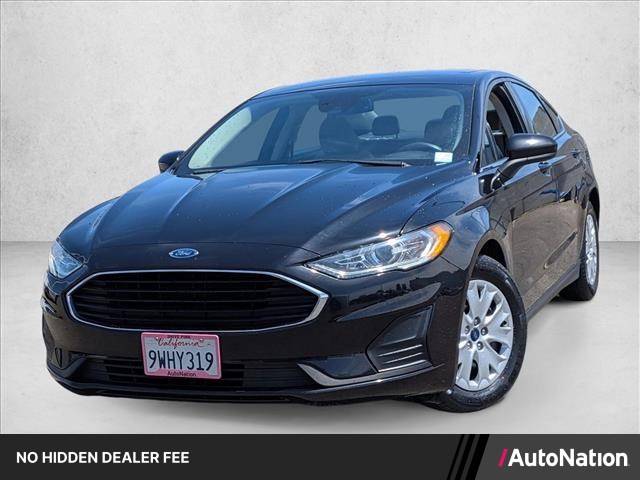Agate Black Metallic 2020 Ford Fusion S FWD Sedan Front-Wheel Drive 6-Speed Automatic