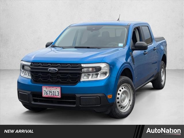 Velocity Blue Metallic 2022 Ford Maverick XL SuperCrew FWD Pickup Truck Front-Wheel Drive Automatic
