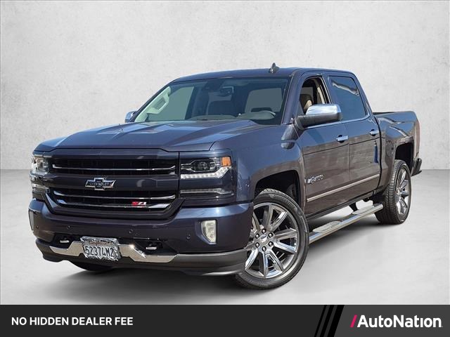 Centennial Blue Metallic 2018 Chevrolet Silverado 1500 Pickup Truck Four-Wheel Drive 8-Speed Automatic