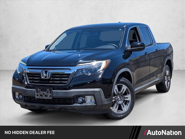 Crystal Black Pearl 2017 Honda Ridgeline RTL-T Pickup Truck Front-Wheel Drive 6-Speed Automatic