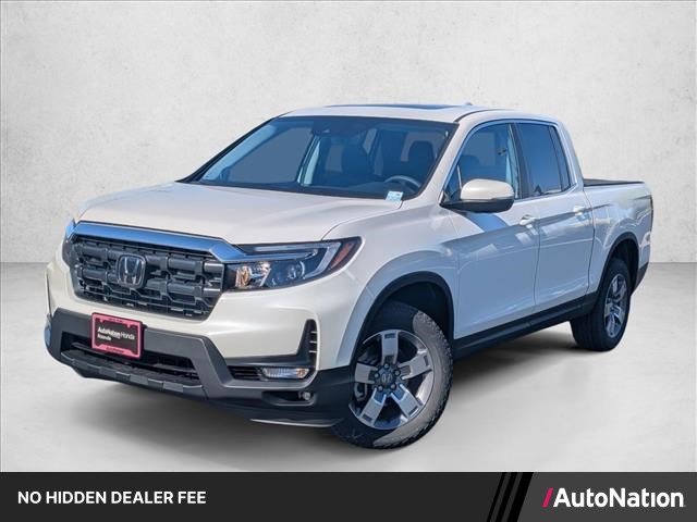 Platinum White Pearl 2026 Honda Ridgeline RTL AWD Pickup Truck All-Wheel Drive Automatic