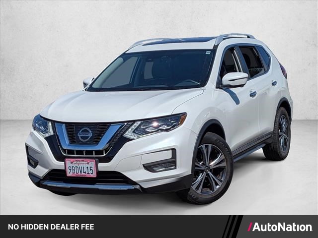 Pearl White 2017 Nissan Rogue SUV / Crossover Front-Wheel Drive Automatic