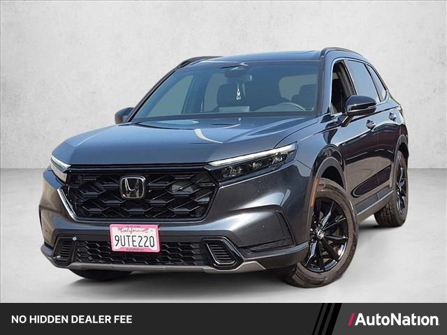 Meteorite Gray Metallic 2025 Honda CR-V Hybrid SUV / Crossover Front-Wheel Drive Continuously Variable Transmission