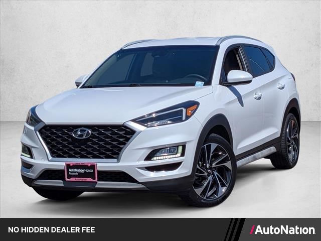 White Pearl 2019 Hyundai Tucson SUV / Crossover All-Wheel Drive Automatic