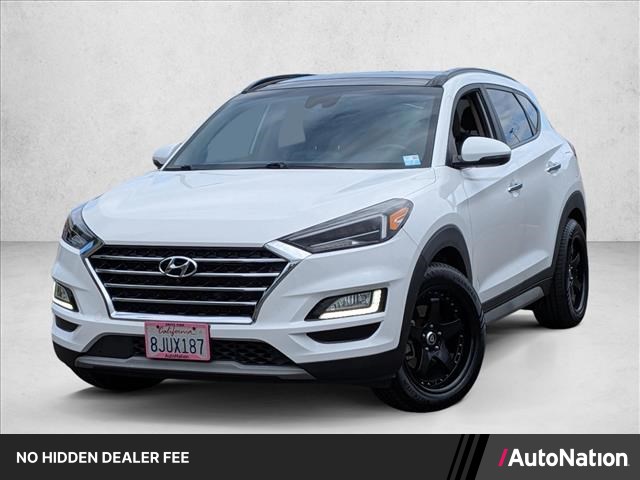 Dazzling White 2019 Hyundai Tucson SUV / Crossover All-Wheel Drive Automatic