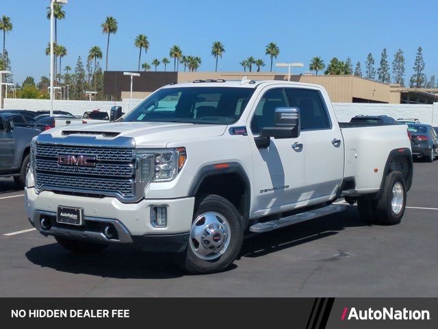 White Frost Tricoat 2021 GMC Sierra 3500HD Pickup Truck Four-Wheel Drive Automatic