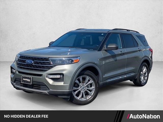Silver Spruce Metallic 2020 Ford Explorer SUV / Crossover Rear-Wheel Drive Automatic