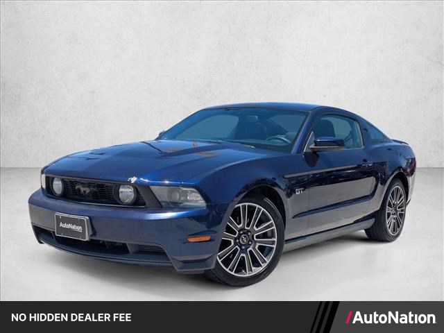 Kona Blue Metallic 2010 Ford Mustang Coupe Rear-Wheel Drive Automatic