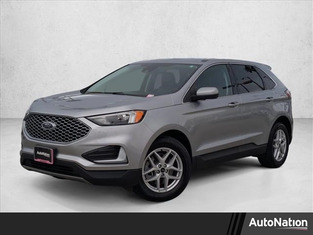 Iconic Silver Metallic 2023 Ford Edge SEL AWD SUV / Crossover All-Wheel Drive 8-Speed Automatic