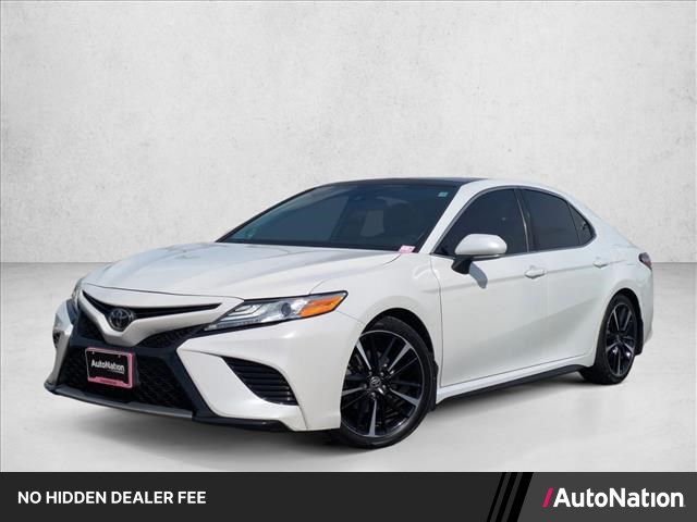 White (Wind Chill Pearl) 2020 Toyota Camry Sedan Front-Wheel Drive Automatic
