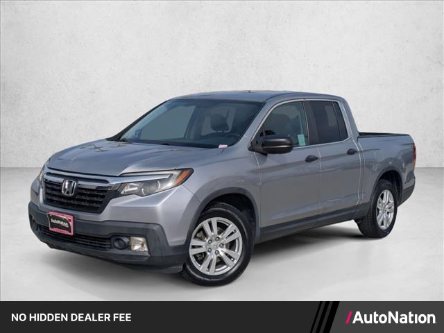 Silver/Gray 2019 Honda Ridgeline RT FWD Pickup Truck Front-Wheel Drive 6-Speed Automatic