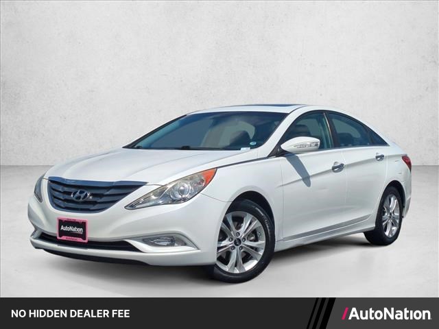 Shimmering White 2011 Hyundai Sonata Sedan Front-Wheel Drive Automatic