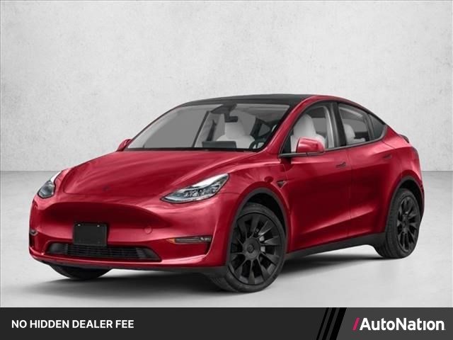 Silver/Gray 2025 Tesla Model Y Long Range RWD SUV / Crossover Rear-Wheel Drive Automatic