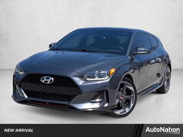 Thunder Gray 2020 Hyundai Veloster Turbo 1.6T FWD Coupe Front-Wheel Drive Automatic