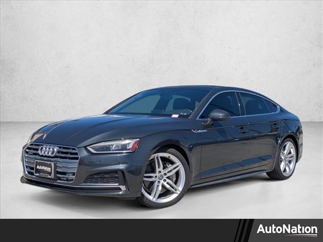 Silver/Gray 2019 Audi A5 Sportback quattro Premium Plus 45 TFSI Sedan All-Wheel Drive 7-Speed Automatic