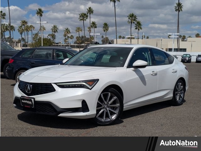White 2023 Acura Integra FWD Sedan Front-Wheel Drive Automatic