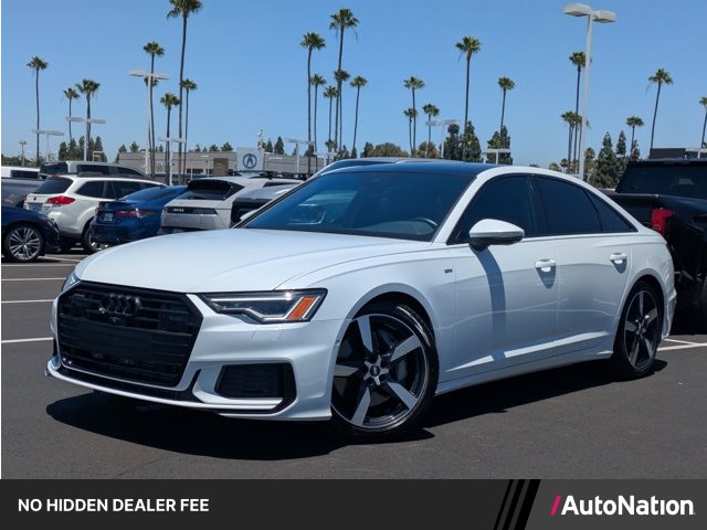 White 2021 Audi A6 Sedan All-Wheel Drive Automatic