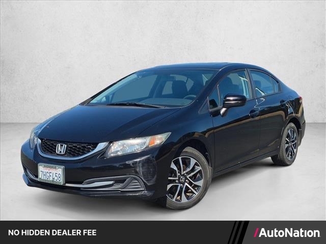 Black 2014 Honda Civic Sedan Front-Wheel Drive Automatic