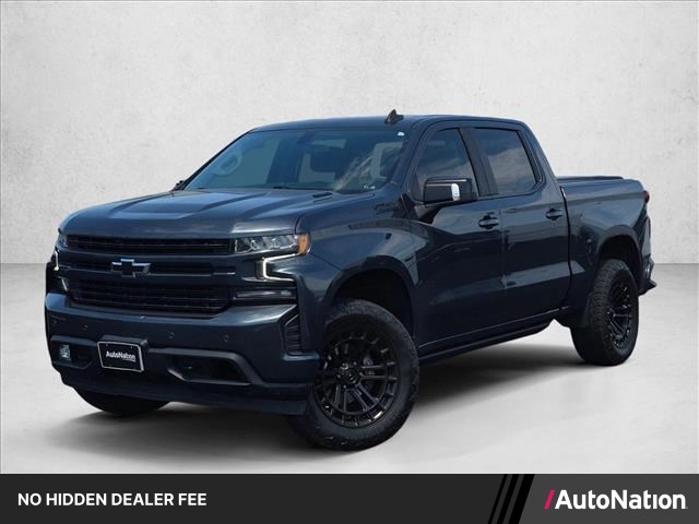 Shadow Gray Metallic 2021 Chevrolet Silverado 1500 Pickup Truck Four-Wheel Drive Automatic