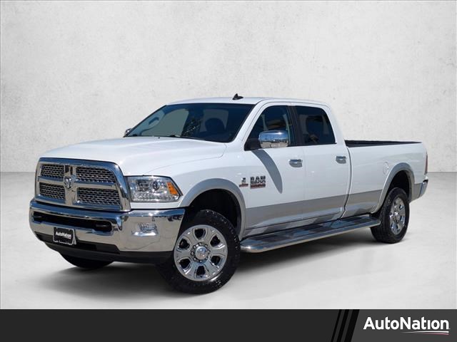 Bright White Clearcoat 2015 RAM 2500 Laramie Crew Cab LB 4WD Pickup Truck Four-Wheel Drive 6-Speed Automatic