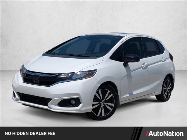 White 2018 Honda Fit EX Hatchback Front-Wheel Drive 6-Speed Manual