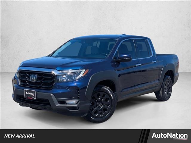 Blue 2023 Honda Ridgeline RTL-E AWD Pickup Truck All-Wheel Drive Automatic