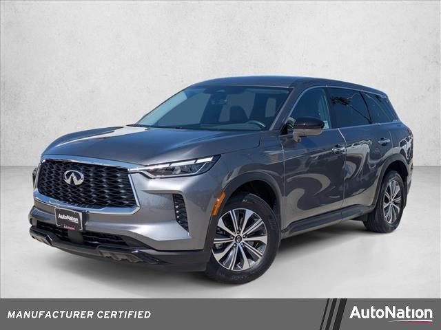 Gray (Graphite Shadow) 2025 INFINITI QX60 Pure FWD SUV / Crossover Front-Wheel Drive Automatic
