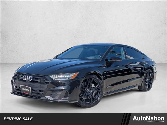 Black 2019 Audi A7 quattro Prestige 55 TFSI Sedan All-Wheel Drive Automatic