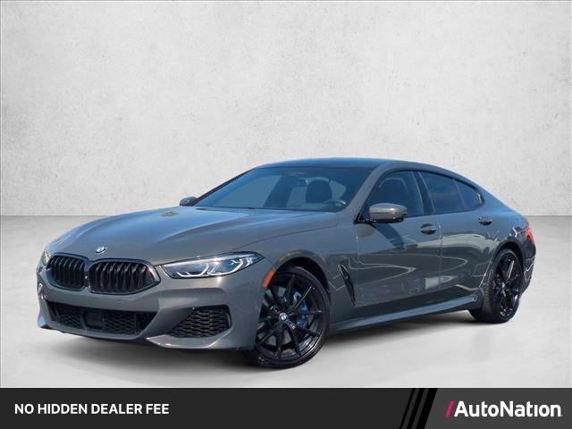 Gray (Individual Dravit Grey Metallic) 2021 BMW 8 Series Coupe Rear-Wheel Drive Automatic