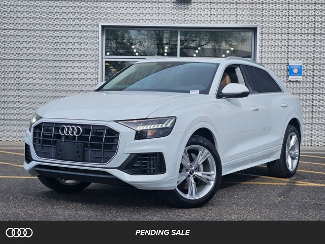 Glacier White Metallic 2023 Audi Q8 quattro Premium 55 TFSI SUV / Crossover All-Wheel Drive Automatic