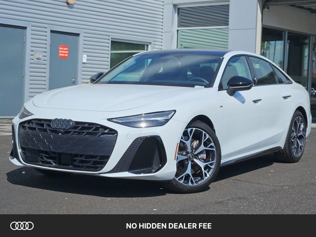 Glacier White Metallic 2026 Audi A6 Sedan All-Wheel Drive Automatic