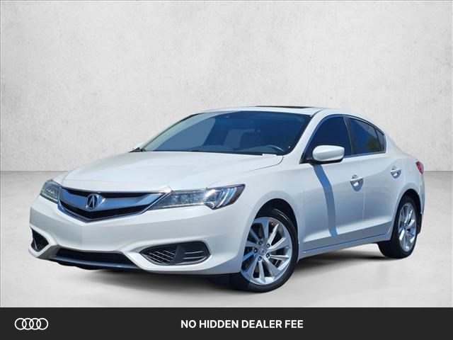 White 2017 Acura ILX Sedan Front-Wheel Drive Automatic