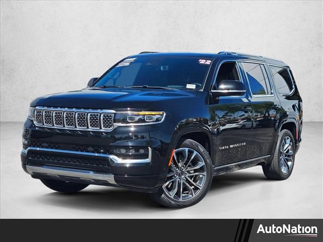 Diamond Black Crystal Pearlcoat 2022 Jeep Grand Wagoneer Series III 4WD SUV / Crossover Four-Wheel Drive 8-Speed Automatic