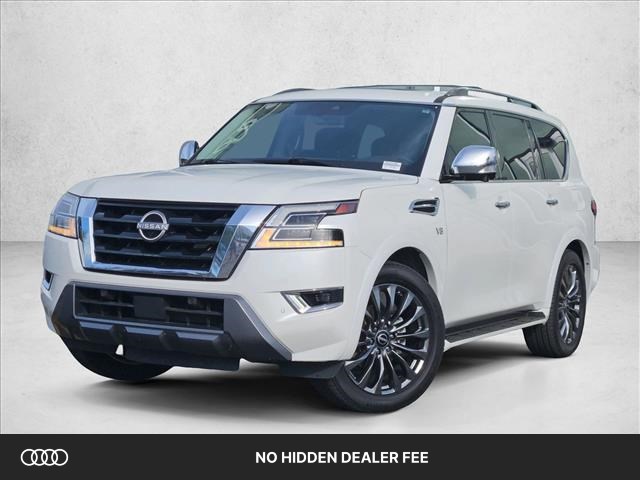 Aspen White Tricoat 2021 Nissan Armada SUV / Crossover 4X2 Automatic