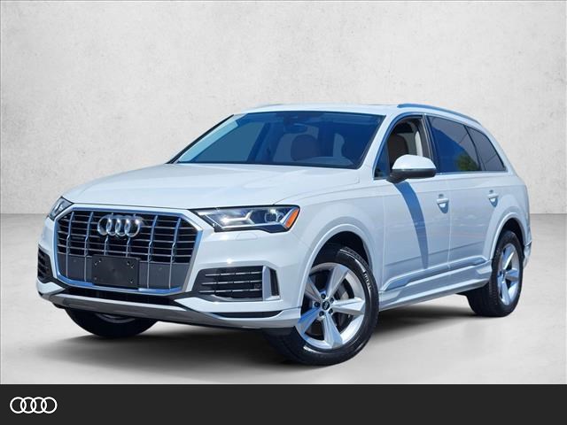 Glacier White Metallic 2023 Audi Q7 quattro Premium 45 TFSI SUV / Crossover All-Wheel Drive Automatic