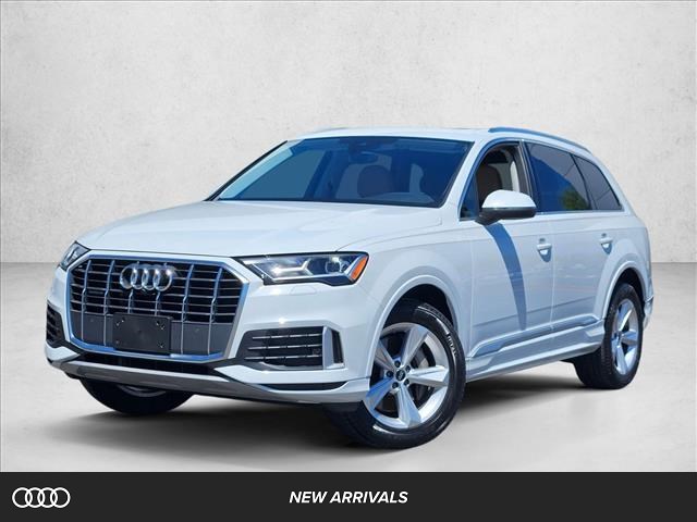 Glacier White Metallic 2023 Audi Q7 quattro Premium 45 TFSI SUV / Crossover All-Wheel Drive Automatic