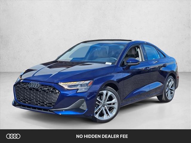 Navarra Blue Metallic 2026 Audi A3 Sedan All-Wheel Drive Automatic