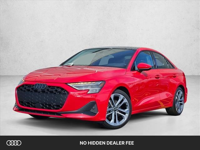 Progressive Red Metallic 2026 Audi A3 Sedan All-Wheel Drive Automatic
