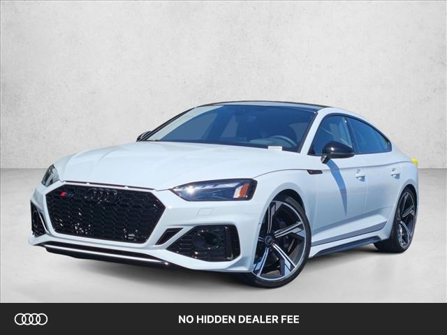Glacier White Metallic 2023 Audi RS 5 Sportback Sedan All-Wheel Drive Automatic